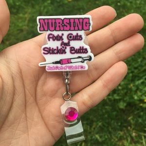 Nursing Fixing Cuts Retractable Badge Holder